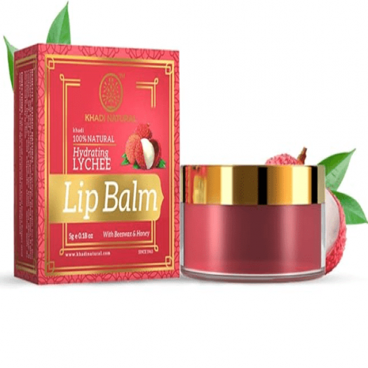 Khadi Natural Lychee Lip Balm